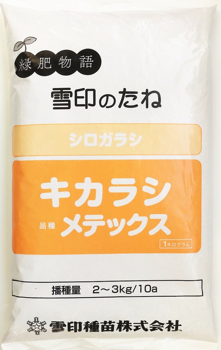 楽天市場】キカラシ種子 メテックス 4kg 雪印種苗 景観緑肥の種 菜の花 : タネの問屋さん養本社