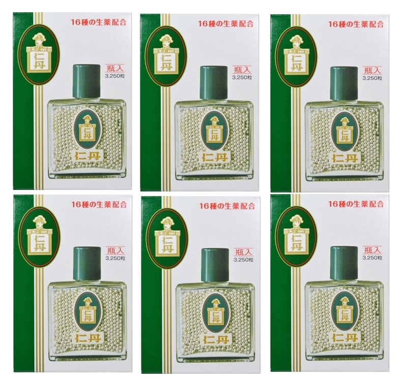 【&times;6個 配送おまかせ】【森下仁丹】仁丹 瓶入 3250粒入 お口と気分をスッキリとさせます。気分不快、口臭、二日酔い、胸つかえ、悪心嘔吐、溜飲、めまい、暑気あたり、乗物酔などに｜ケンコウlife