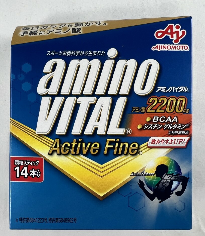 予約販売品】 味の素 アミノバイタル AMINO VITAL アクティブファイン 14本入 アミノ酸はカラダを動かすために必要なたんぱく質の材料となり  素早く吸収されるので 日々の生活をアクティブに過ごしたい方のコンディショニングに最適 4901001627271 qdtek.vn