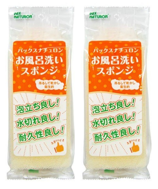 市場 ×2個セット送料込 パックスナチュロン スポンジ 太陽油脂 お風呂洗い