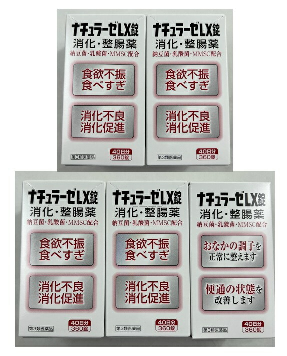 市場 ×5個セット送料込 第3類医薬品 ナチュラーゼ