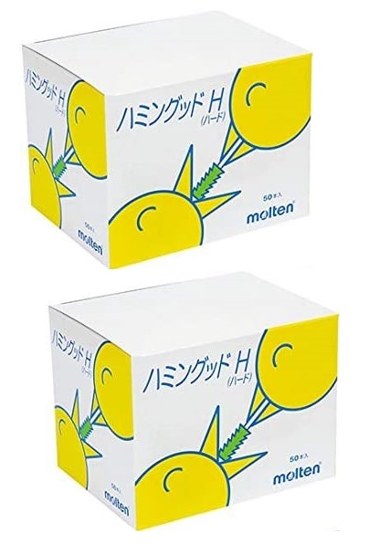 【２５０本入×2箱セット送料込】モルテン ハミングッドＨ（ハード） 口腔清掃用スポンジブラシ 使いやすい長めの持ちやすく、スポンジに力を伝えやすい木製の平らなスティック（全長15cm）　(4905741904753/)