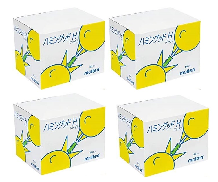 【２５０本入×4箱セット送料込】モルテン ハミングッドＨ（ハード） 口腔清掃用スポンジブラシ 使いやすい長めの持ちやすく、スポンジに力を伝えやすい木製の平らなスティック（全長15cm）　(4905741904753/) 27,425円