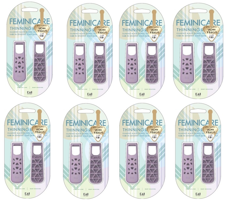 【2本入×8個セットメール便送料込】貝印 KAI FEMINICARE すきカミソリ VIO専用すきカミソリ 4,481円