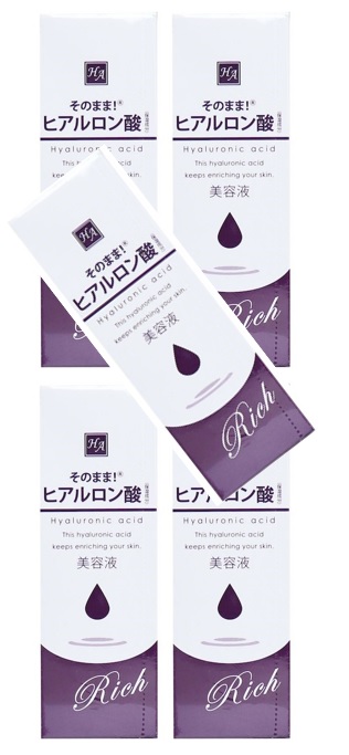 【×5個 配送おまかせ】シンエイ そのまま! ヒアルロン酸 リッチ 美容液 20mL