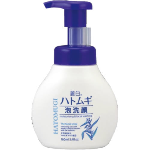 【送料無料・まとめ買い12個セット】熊野油脂 麗白 ハトムギ泡洗顔 本体 160ml