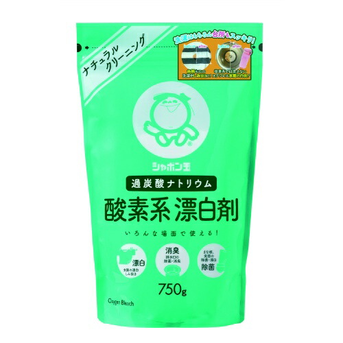 【送料無料・まとめ買い12個セット】シャボン玉石けん 酸素系 漂白剤 750g 5,768円