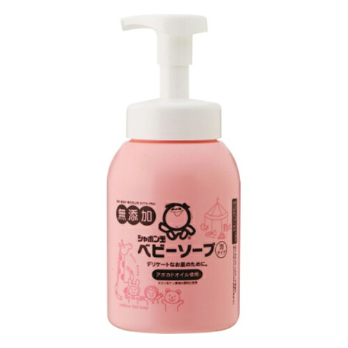 【送料込・まとめ買い&times;12個セット】シャボン玉石けん ベビーソープ 泡タイプ 本体 450ml｜ケンコウlife