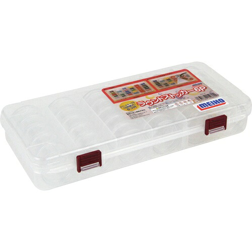 【送料込・まとめ買い&times;40個セット】明邦化学工業 ラウンドストッカー 6P ラウンドケースS (5段組み)6コ付 (1セット)｜ケンコウlife
