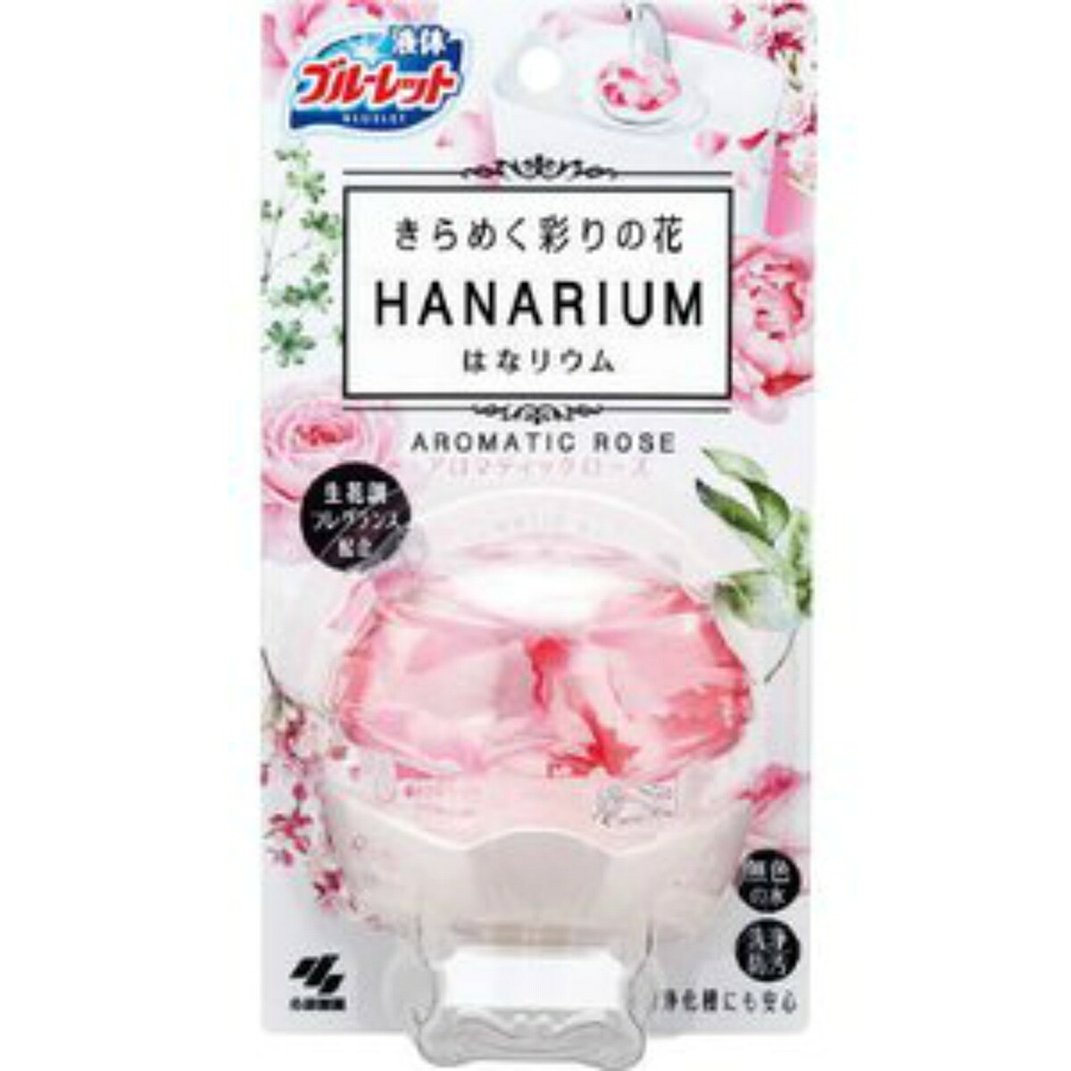 【送料込・まとめ買い×44個セット】小林製薬 ブルーレット はなリウム アロマティックローズ 70ml トイレ用洗浄芳香剤
