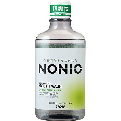 LION ライオン ノニオ NONIO 薬用マウスウォッシュ スプラッシュシトラスミント 600ml (4903301259367)画像