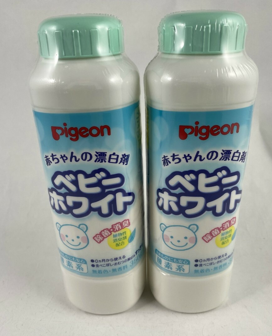 楽天市場 2本セット送料込み ピジョン ベビーランドリー ベビーホワイト 350g ミルクや果汁のシミをすっきり漂白できる赤ちゃんに安心な酸素系 漂白剤 ケンコウlife