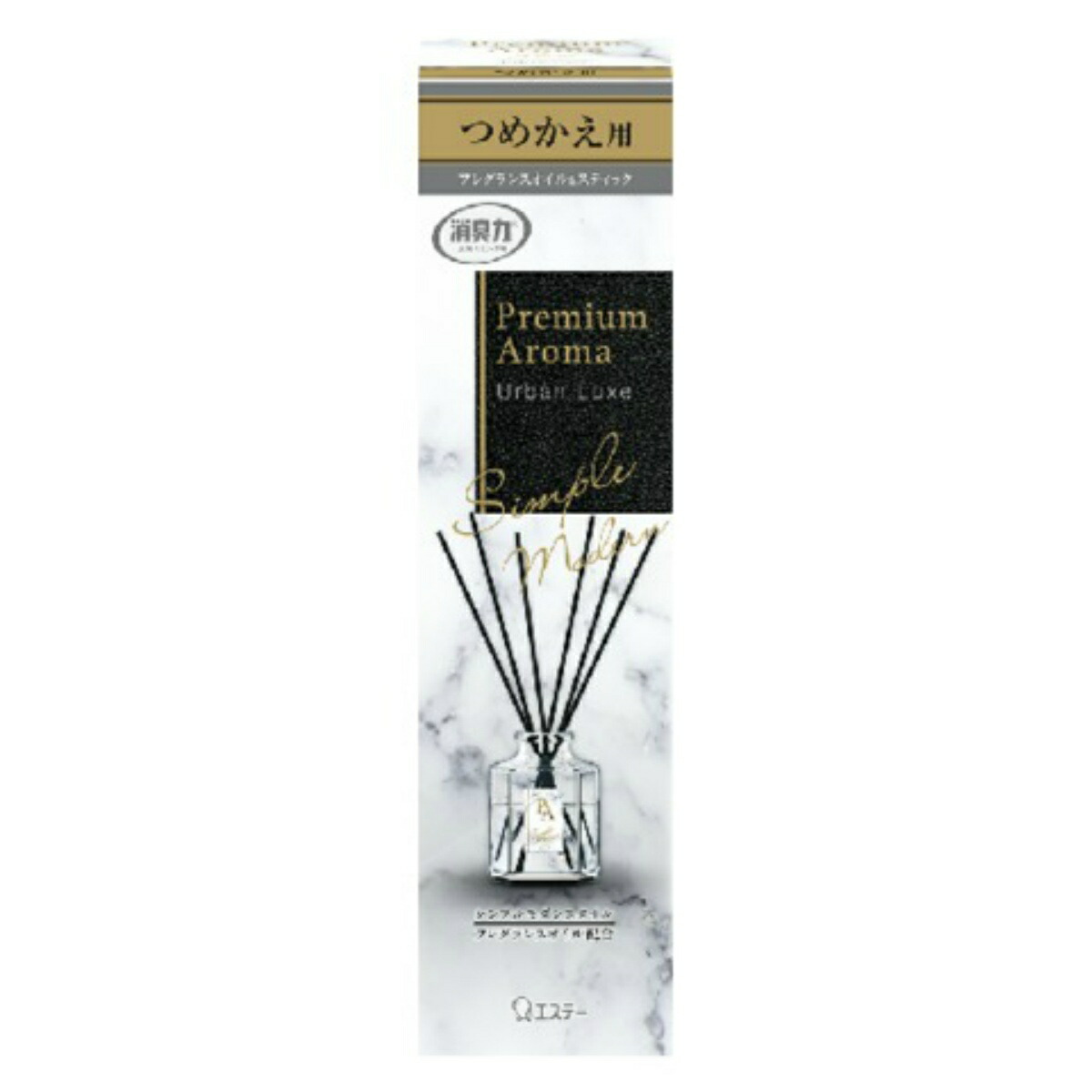 【送料込・まとめ買い×18個セット】エステー お部屋の消臭力 Premium Aroma Stick プレミアムアロマ スティック アーバンリュクス つめかえ 50ml