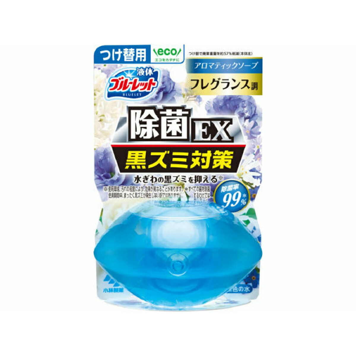 生まれのブランドで 小林製薬 液体 ブルーレット おくだけ 除菌 EX フレグランス つけ替用 アロマティックソープ 70ml fucoa.cl