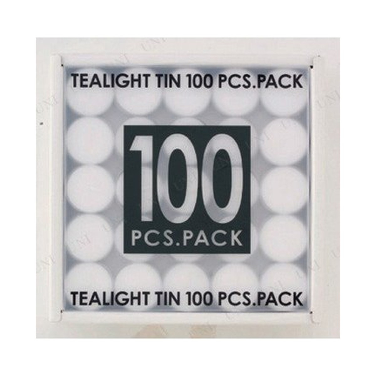【送料込・まとめ買い×4個セット】カメヤマ ティーライト ティン 100個入