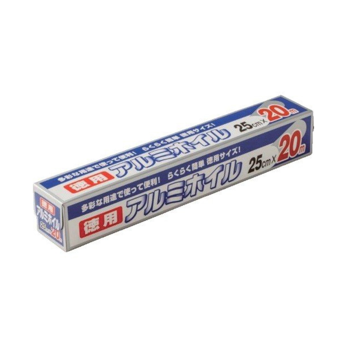 【送料込・まとめ買い&times;50個セット】ワタナベ工業 アルミホイル 徳用 25cm&times;20m｜ケンコウlife