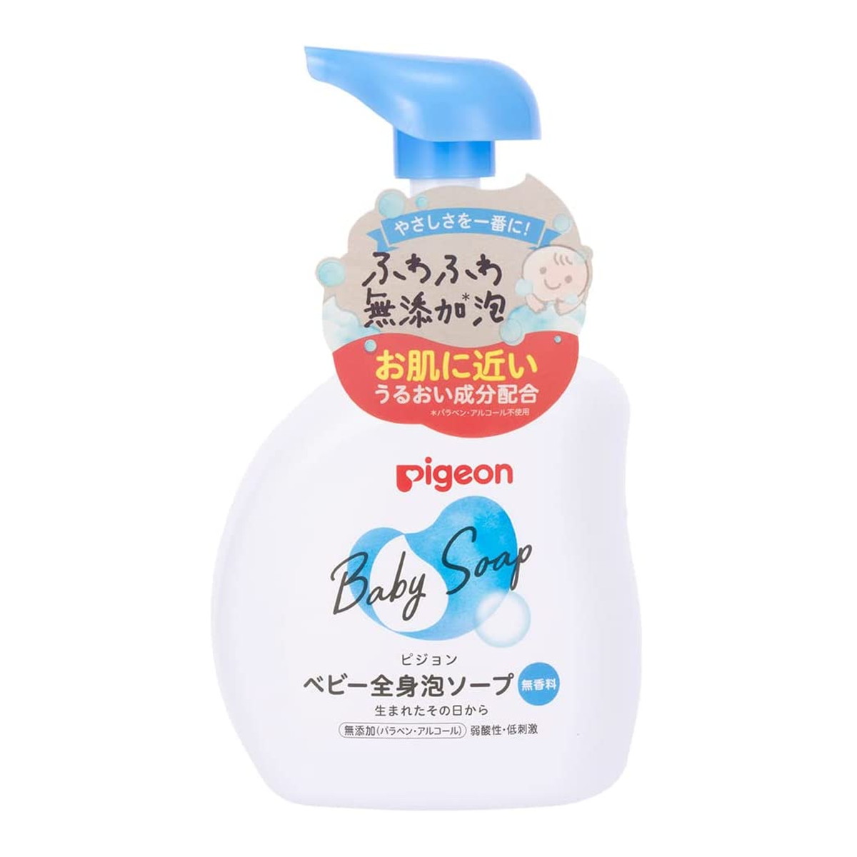 ピジョン ベビー全身泡ソープ しっとり 2回分 800ml×4個 詰めかえ用