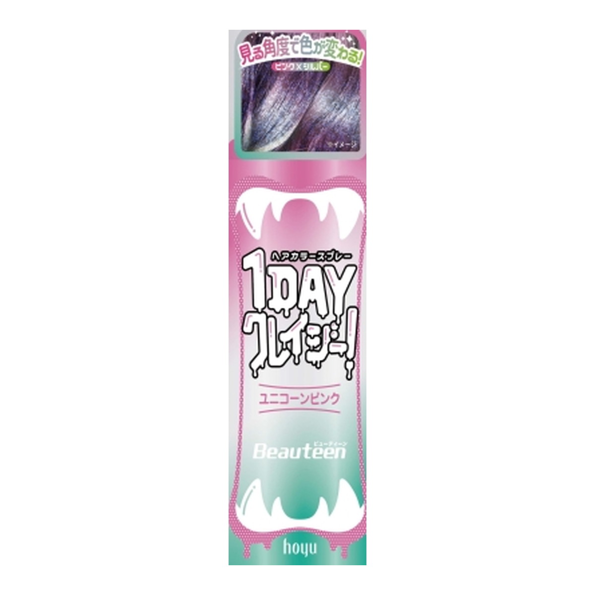 【送料込・まとめ買い×6個セット】ホーユー ビューティーン 1DAY クレイジー! ユニコーンピンク 50g