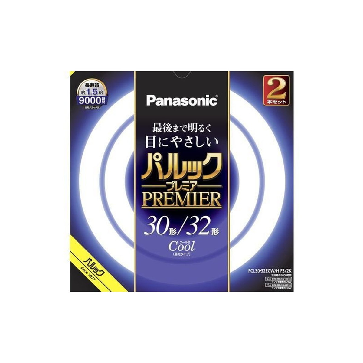 【送料込・まとめ買い×4個セット】パナソニック Panasonic FCL3032ECWHF32K パルック プレミア 蛍光灯 30形/32形 クール色 2本セット