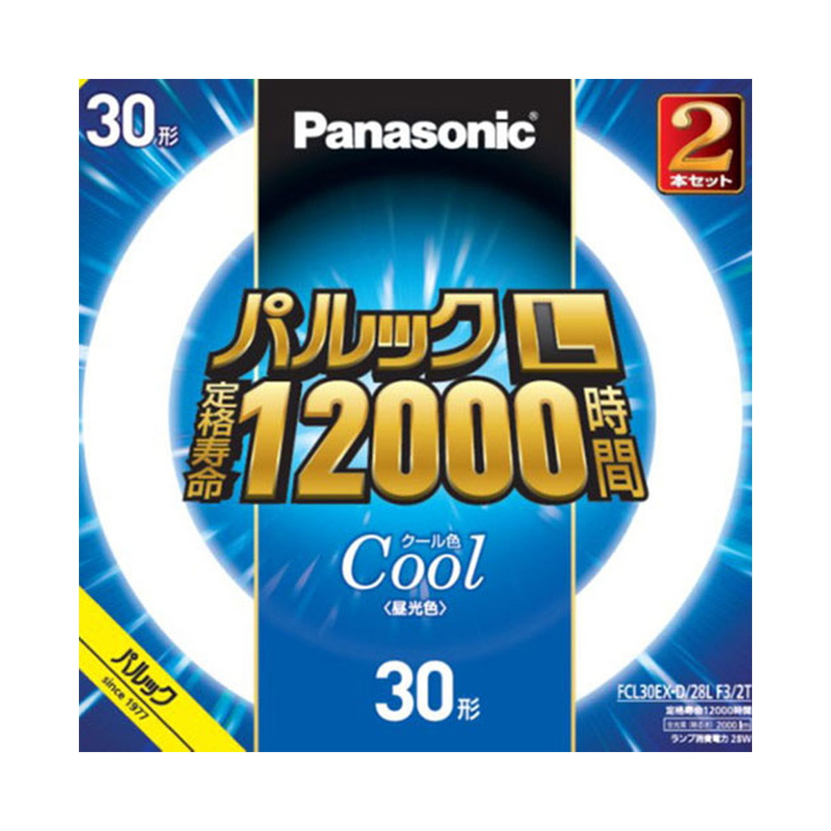 【送料込・まとめ買い×4個セット】パナソニック Panasonic FCL30EXD28LF32T パルック L 蛍光灯 30形 クール色 2本セット