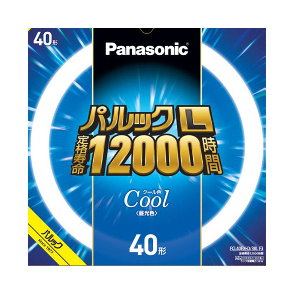 【送料込・まとめ買い×4個セット】パナソニック Panasonic FCL40EXD38LF3 パルック L 蛍光灯40形 クール色 昼光色