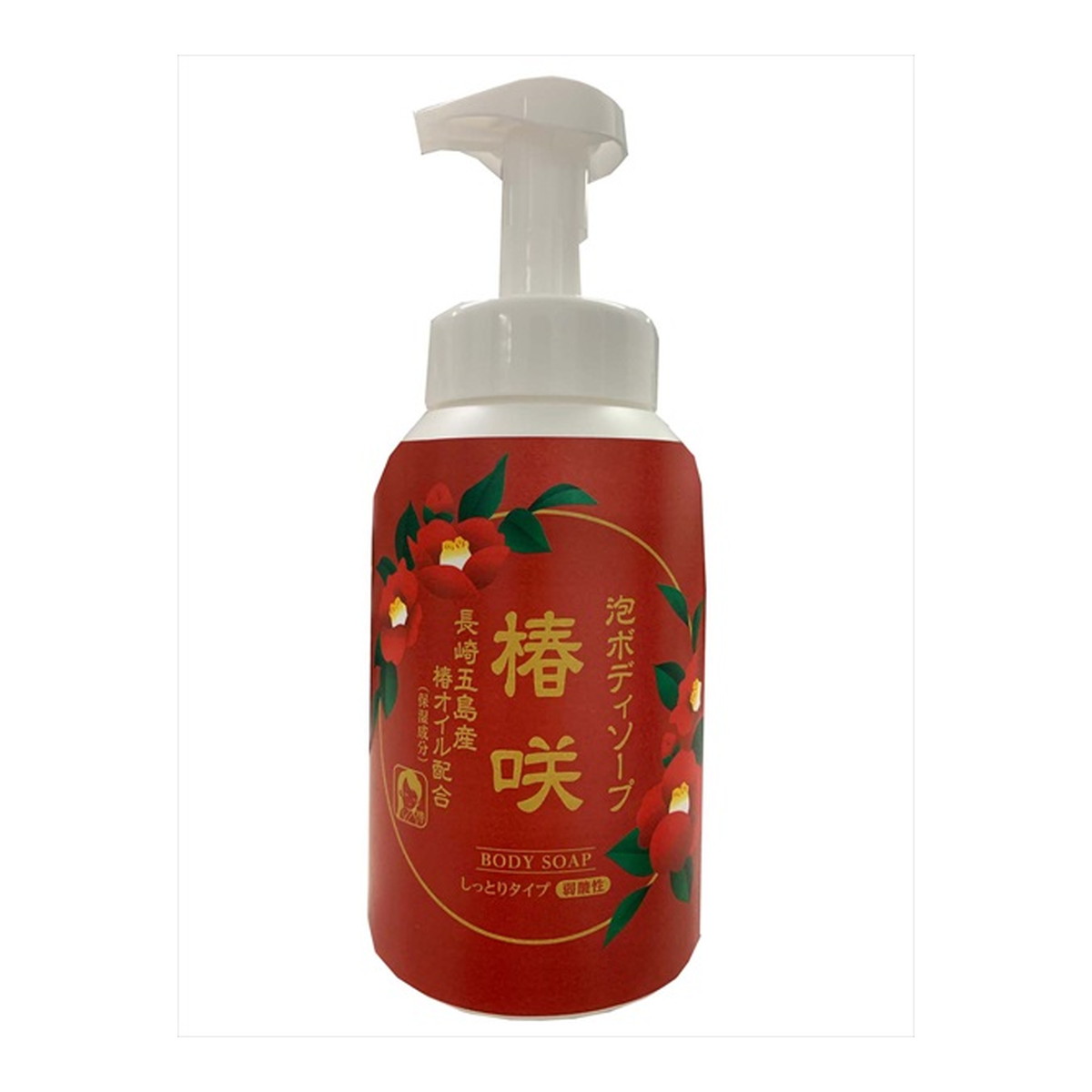 ロケット石鹸 泡 ボディソープ 椿咲 本体 600ml