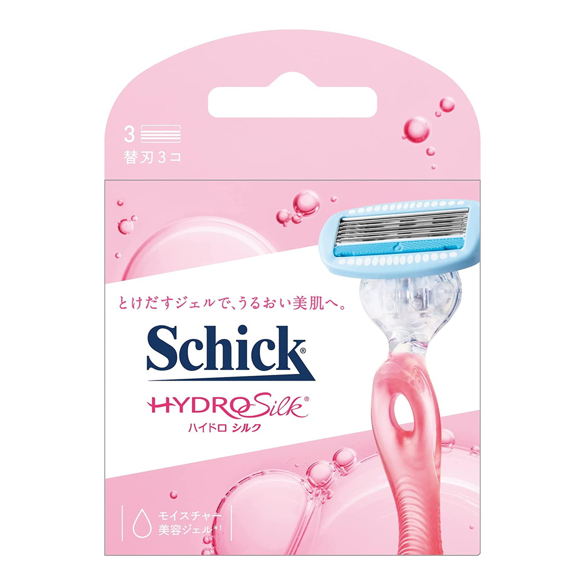 【送料込・まとめ買い×4個セット】Schick ハイドロシルク 替刃 3コ入