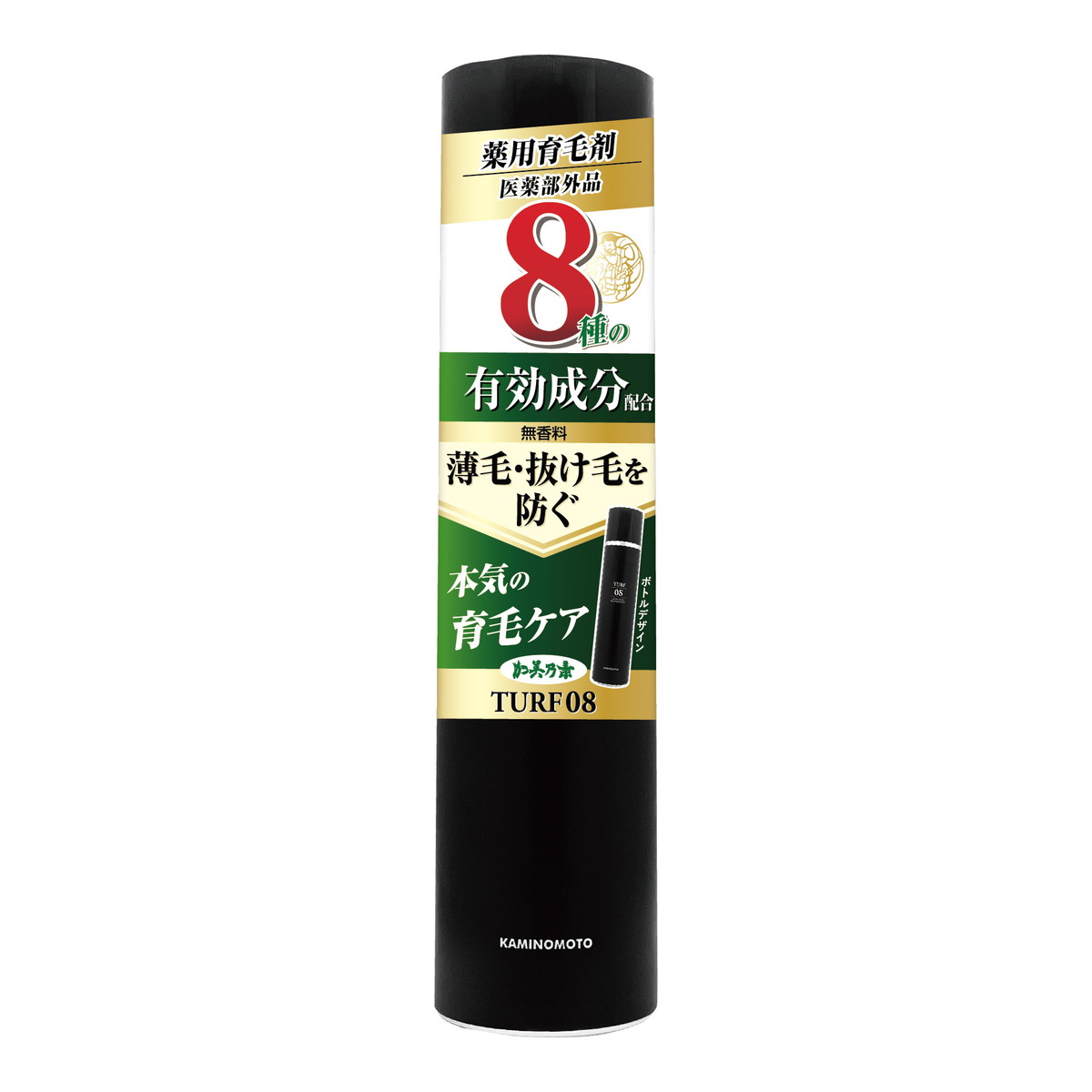【送料込・まとめ買い×4個セット】加美乃素本舗 ターフ 薬用育毛剤 TURF08 ターフエイト 182g 医薬部外品