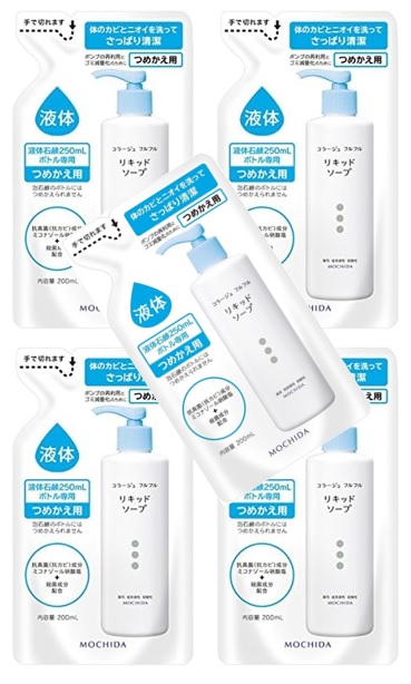 【×5袋セット送料込】【持田ヘルスケア】コラージュフルフル リキッドソープ つめかえ用 200ml　(4987767625935)