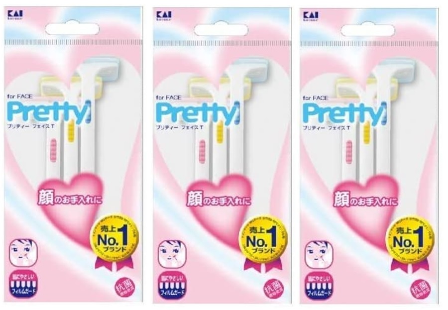 楽天市場】貝印 女性用カミソリ プリティーフレッシュT FRT-3P9 3本