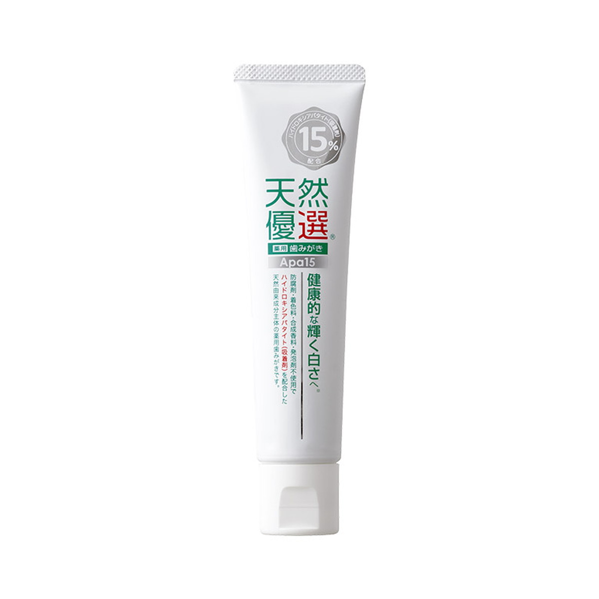 【送料込・まとめ買い×80個セット】宇部マテリアルズ 天然優選Apa15 薬用歯みがき 120g ハミガキ