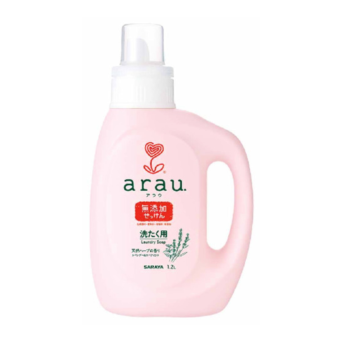 【送料込・まとめ買い×6個セット】サラヤ SARAYA アラウ 洗たく用 無添加せっけん 本体 1.2L