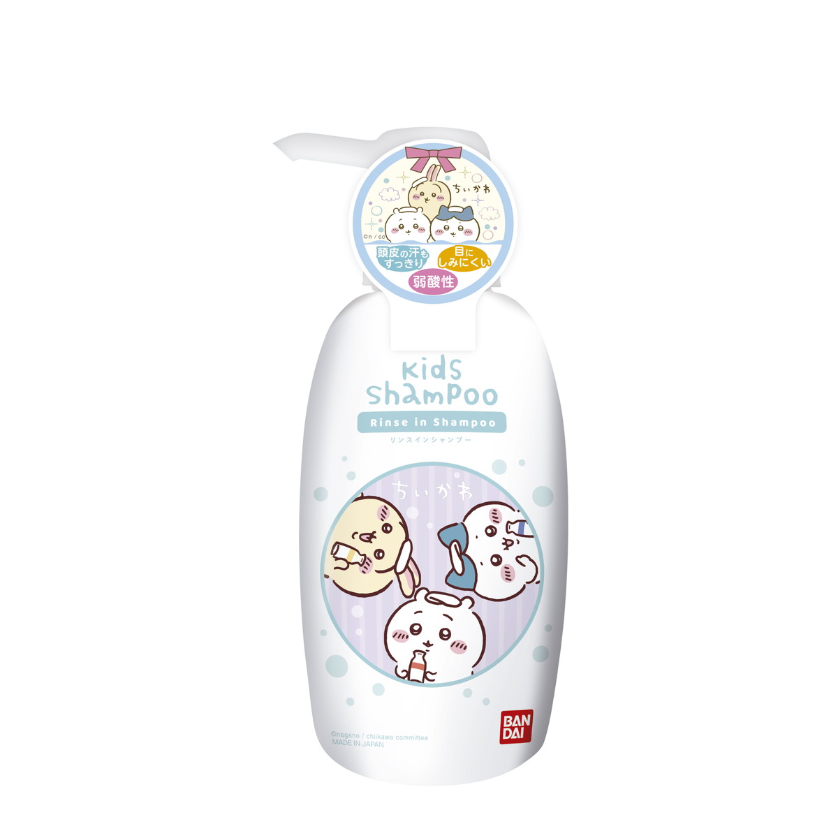 【送料込・まとめ買い×24個セット】バンダイ リンスインシャンプー ちいかわ 300ml ※画像はイメージです。色柄は選べません