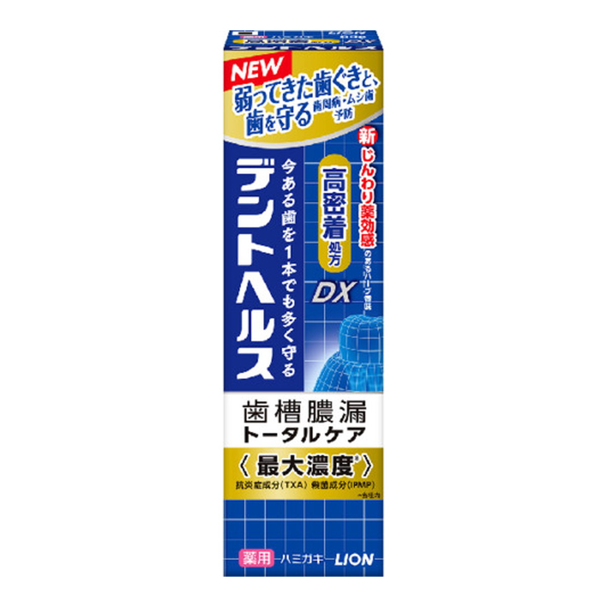 【送料込・まとめ買い×6個セット】ライオン デントヘルス 薬用 ハミガキ DX 85g