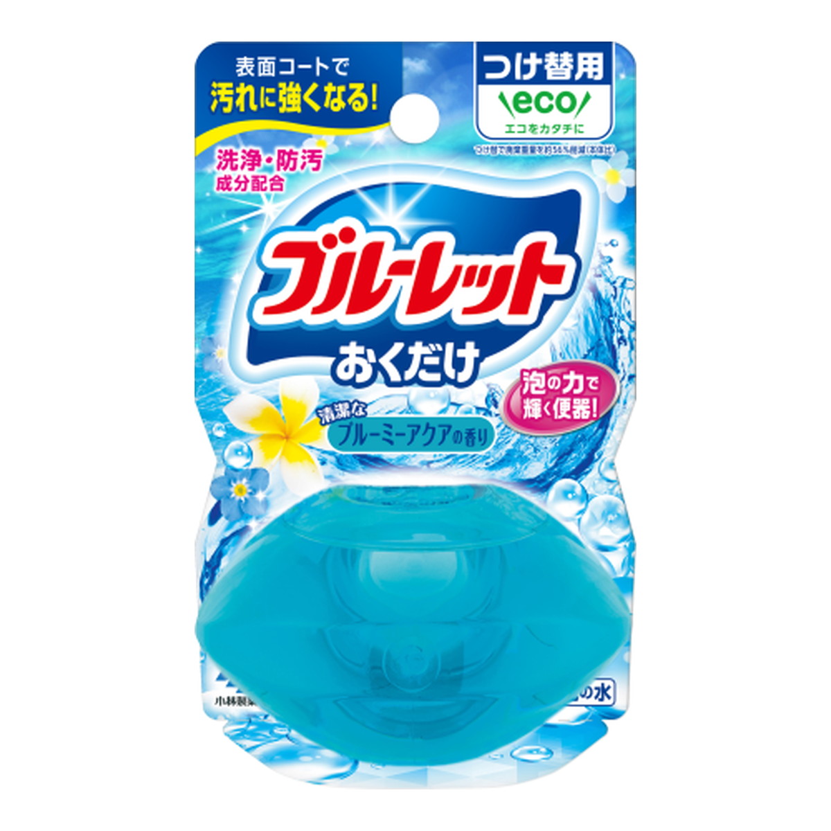 【送料込・まとめ買い&times;48個セット】小林製薬 液体ブルーレット おくだけ つけ替用 ブルーミーアクアの香り 70ml｜ケンコウlife