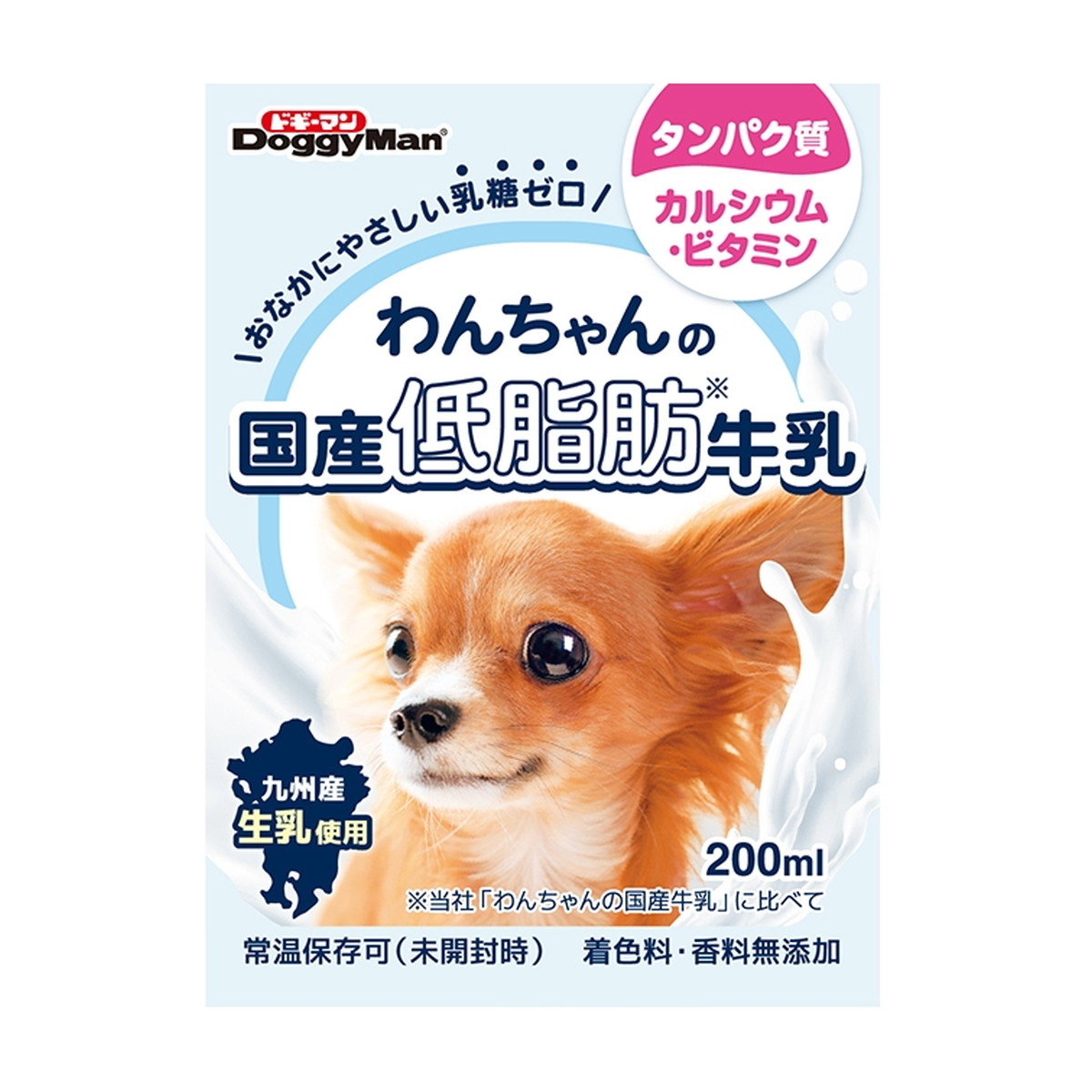 【送料込・まとめ買い×24個セット】ドギーマン わんちゃんの国産低脂肪牛乳 200ml ドッグフード
