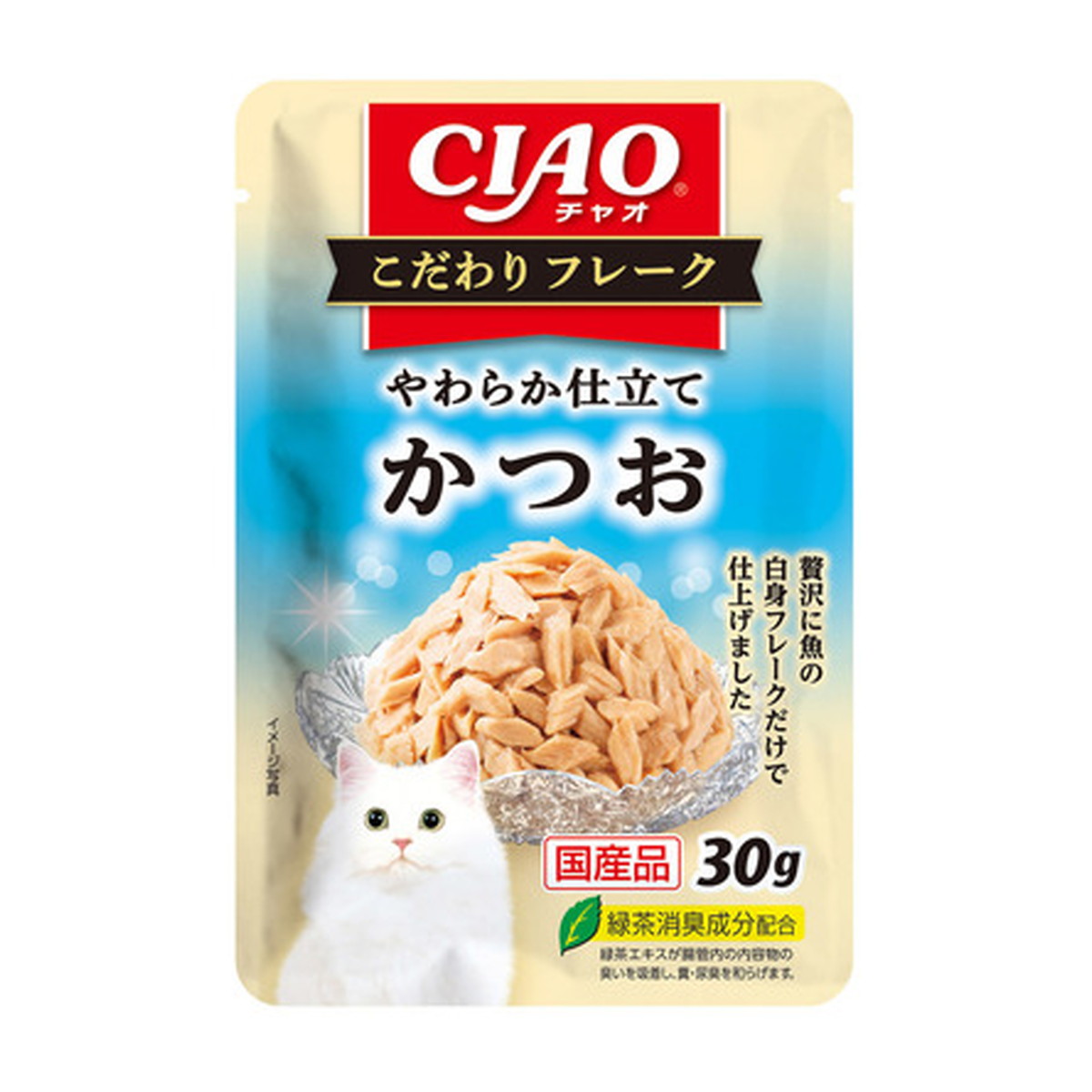 【送料込・まとめ買い×96個セット】いなばペットフード いなば チャオ CIAO こだわり フレーク かつお 30g キャットフード 6,959円