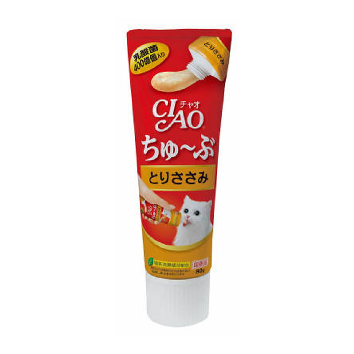 【送料込・まとめ買い&times;48個セット】いなばペットフード いなば チャオ CIAO ちゅーぶ とりささみ 80g｜ケンコウlife