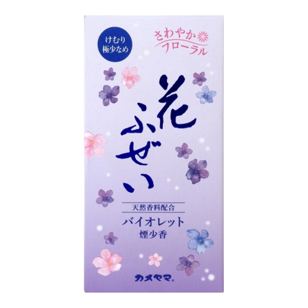 【送料込・まとめ買い×80個セット】カメヤマ 花ふぜい バイオレット 煙少香 100g 線香