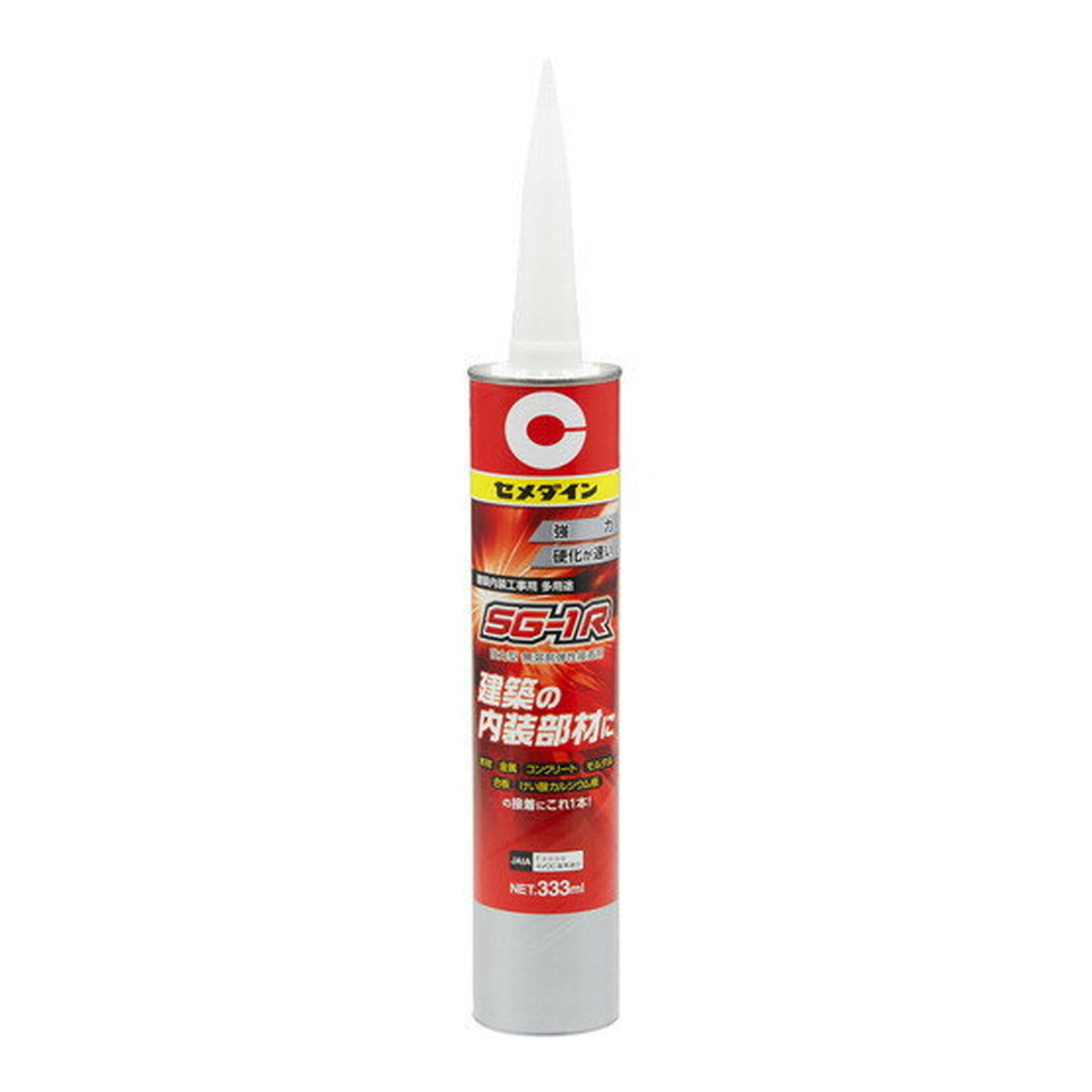 【送料込・まとめ買い×40個セット】セメダイン SG-1R AX-196 白色 建築内装用・多用途タイプ 333mL
