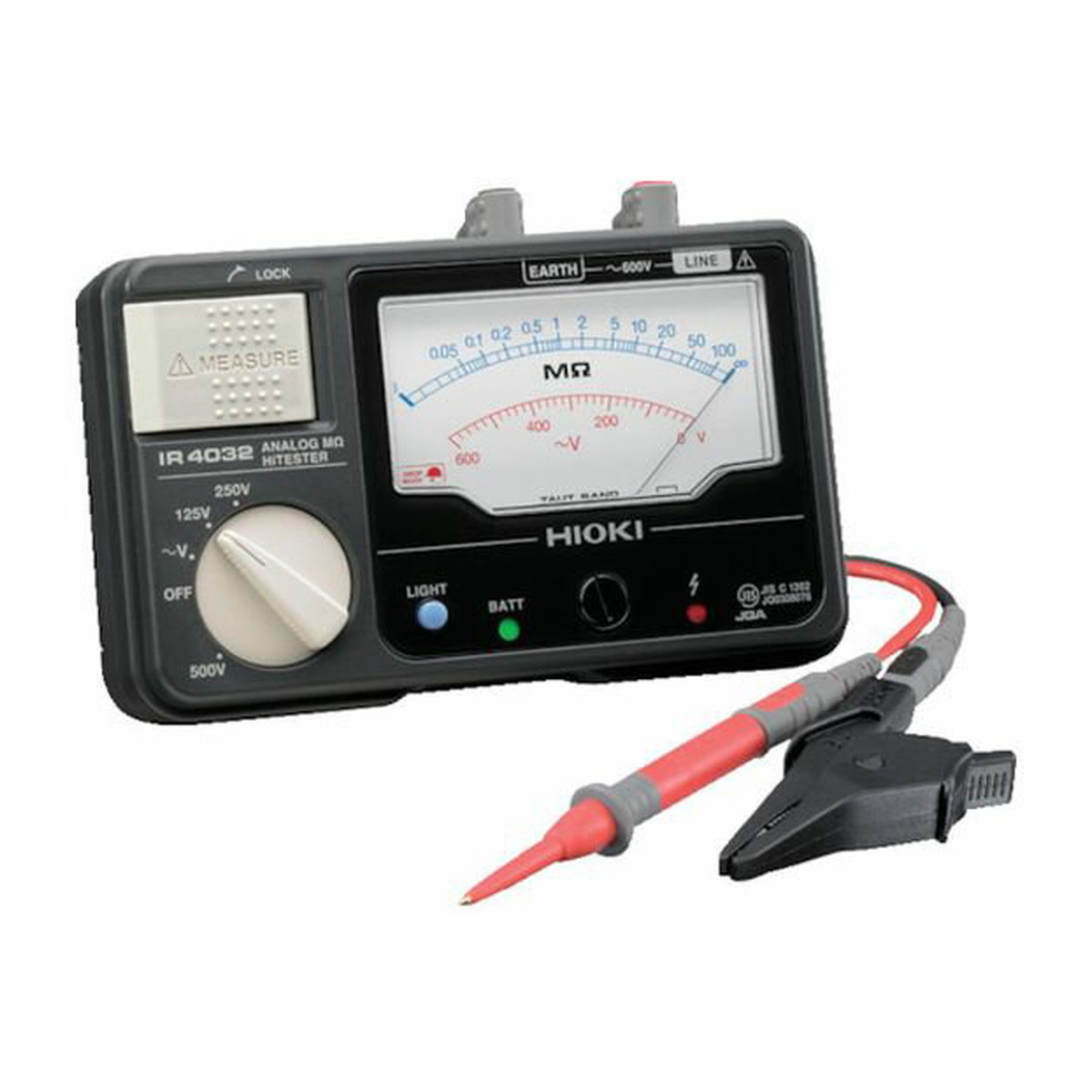 【送料込・まとめ買い×1個セット】日置電機 アナログ 絶縁 抵抗計 3レンジ IR4032-10