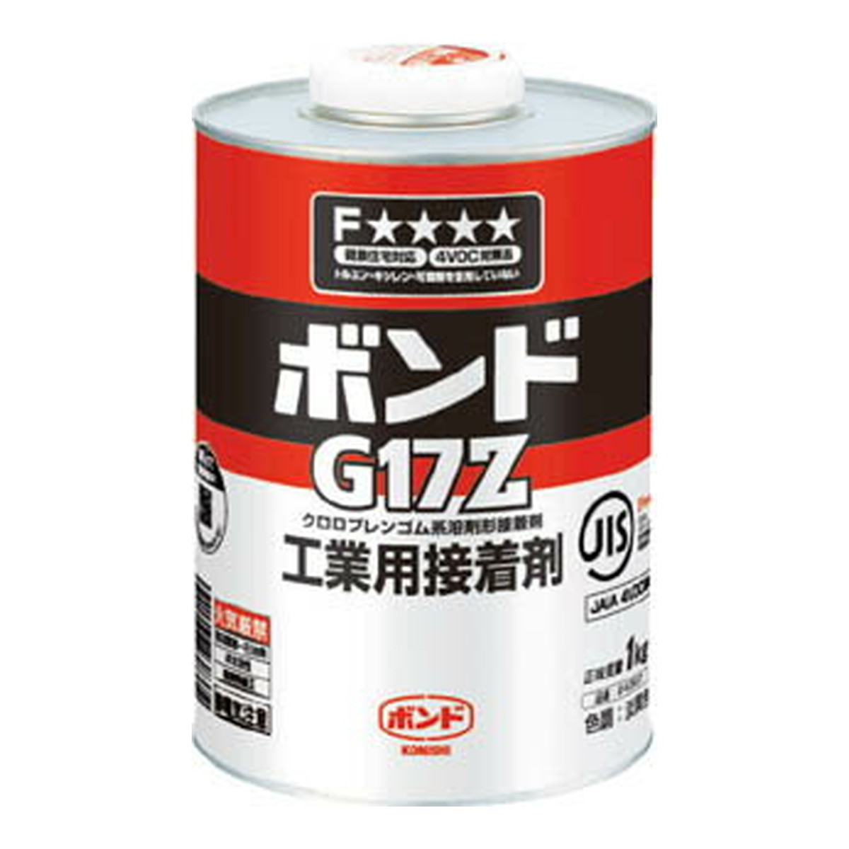 【送料込・まとめ買い×4個セット】コニシ ボンド #43837 速乾ボンドG17Z 工業用接着剤 1kg 缶