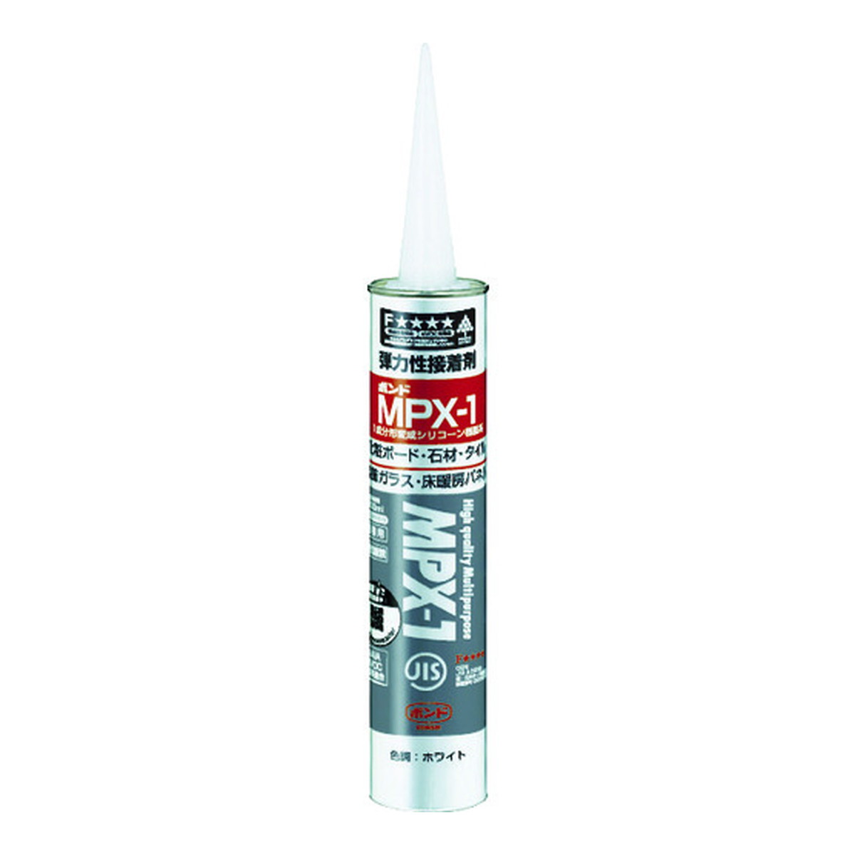 【送料込・まとめ買い×8個セット】コニシ ボンド MPX-1 ホワイト 333mL カートリッジ 弾力性接着剤