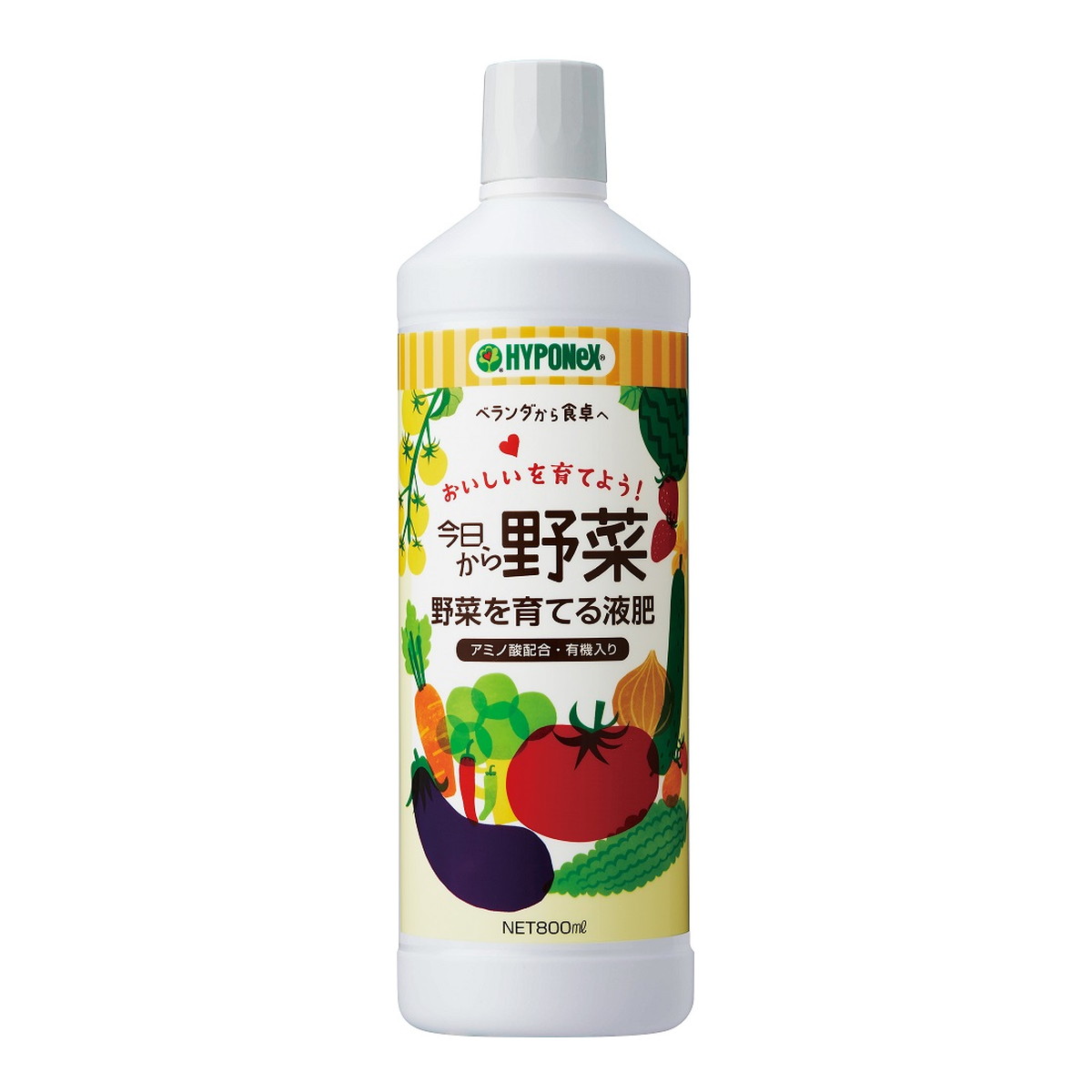 【送料込・まとめ買い×20個セット】ハイポネックス 今日から野菜 野菜を育てる液肥 800ml