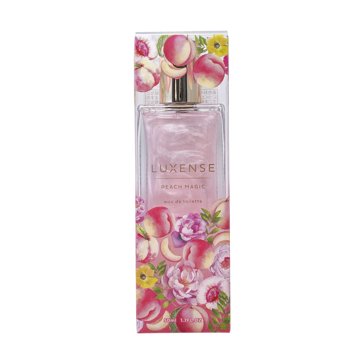 【送料込・まとめ買い×24個セット】コスメステーション ラグジェンス LUXENSE オードトワレ ピーチマジック 50mL