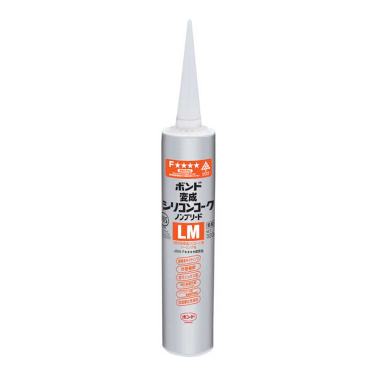 【送料込・まとめ買い×6個セット】コニシ ボンド 変成シリコンコークノンブリードLM 320mL アイボリー