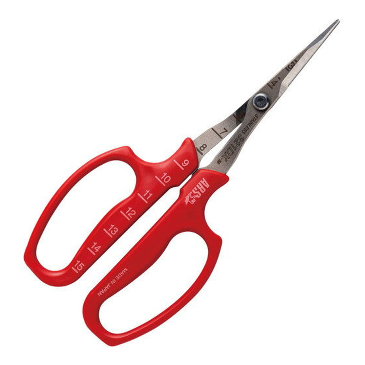 【送料込・まとめ買い×4個セット】アルスコーポレーション ぶどう 摘粒 ハサミ ソリ刃 BP 321DX-M-BP