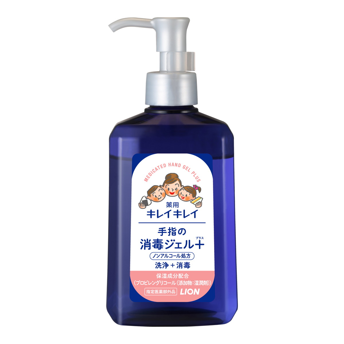 【送料込・まとめ買い×24個セット】ライオン キレイキレイ 薬用 手指の消毒ジェルプラス 本体 230ml|ケンコウlife
