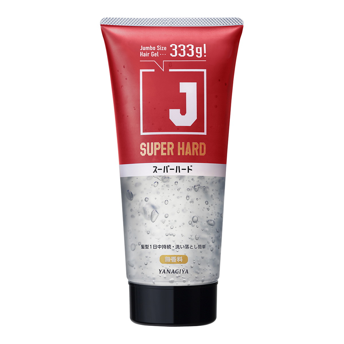 【送料込・まとめ買い×24個セット】柳屋本店 J スーパーハードジェル N 無香料 333g ヘアジェル