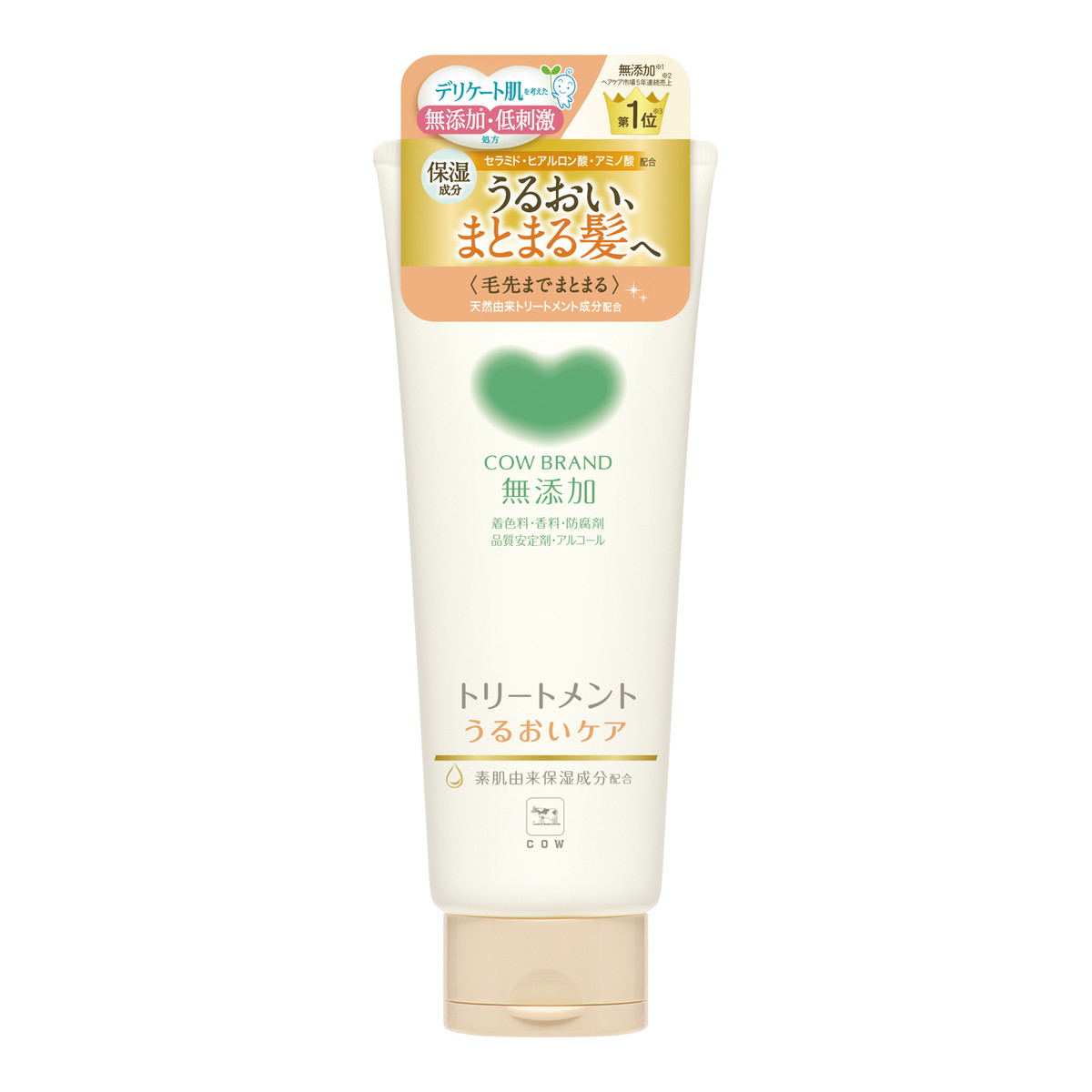 【送料込・まとめ買い×24個セット】牛乳石鹸 カウブランド 無添加 トリートメント うるおいケア 180g|ケンコウlife